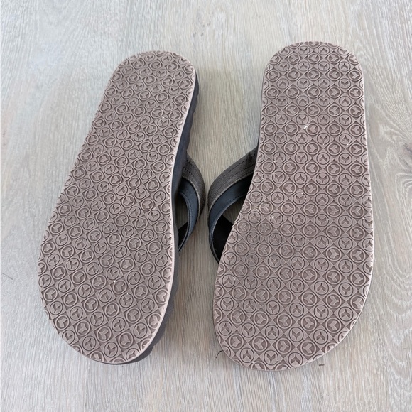 Kustom Brown Sandals Flip Flops Hummer III Thongs size 9 - Picture 4 of 5